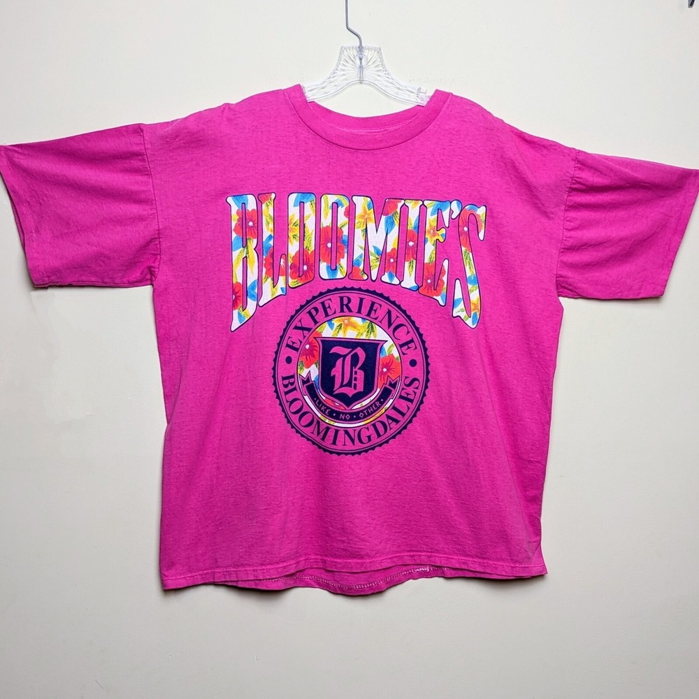 Vintage 80s Bloomingdale's Store Bloomies Experience Single‎ Stitch Shirt XL